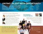 Employment Agency & Jobs Fair Half Fold Brochure